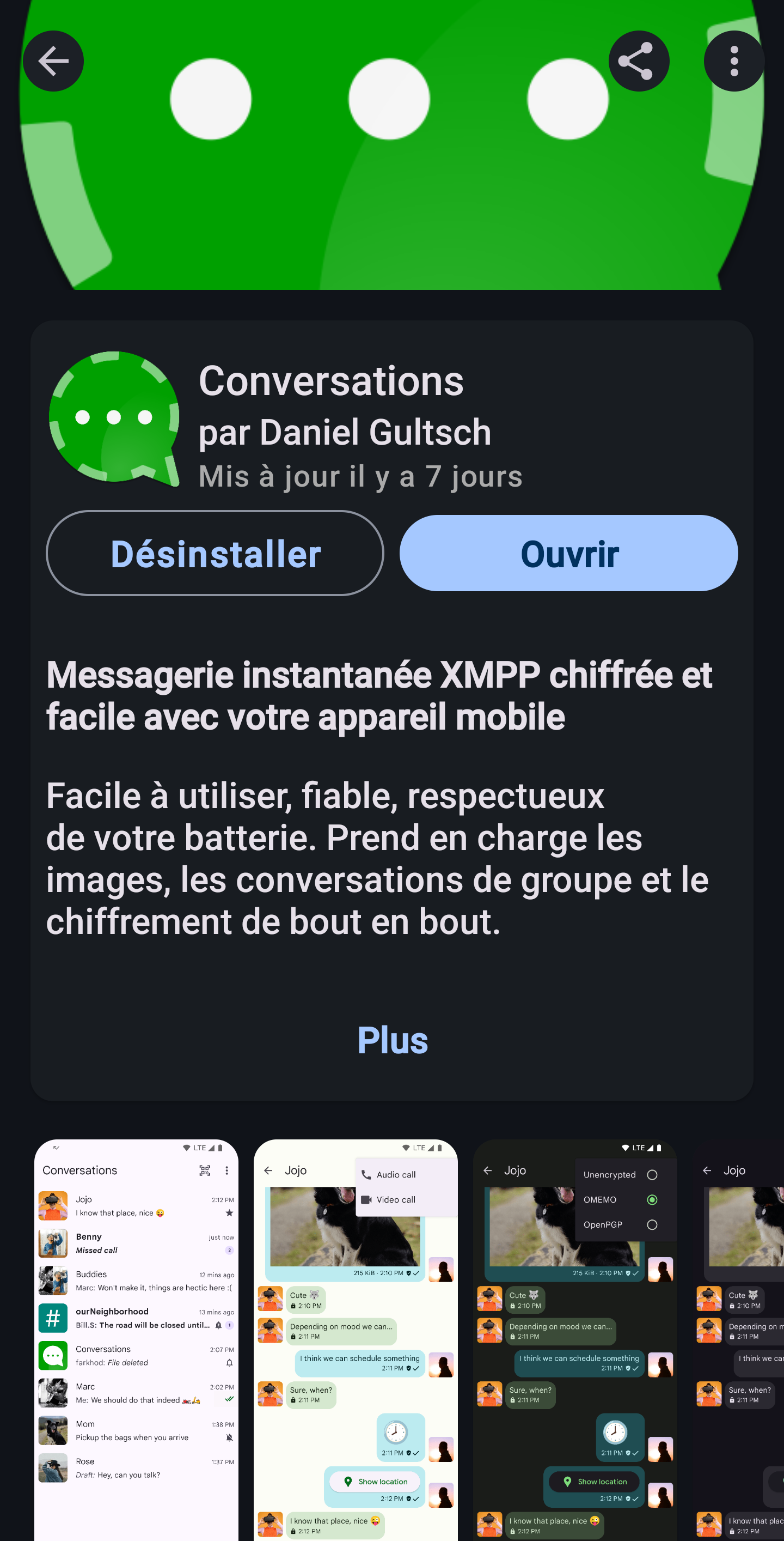 Application Conversations (Android)